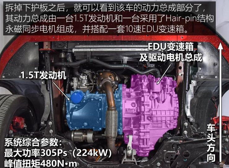 名爵6新能源底盘拆解 名爵6新能源底盘解读