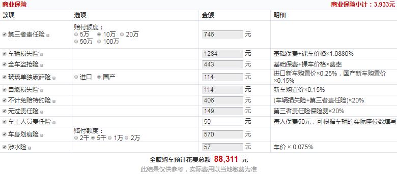 2019款致炫魅动版全款多少钱？