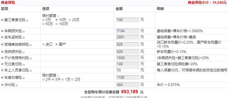 2019款凯迪拉克CT6 40T铂金型全款多少钱？最顶配多少钱？