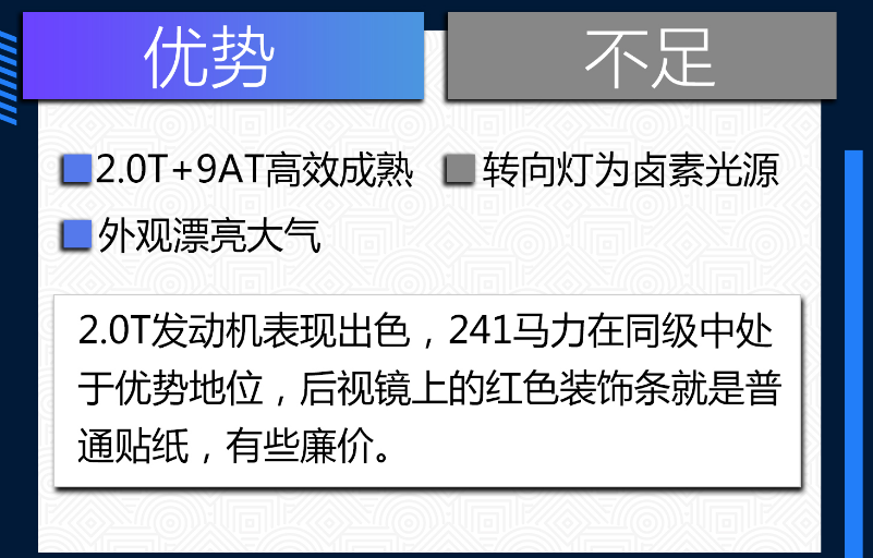 2019款迈锐宝XL2.0T优缺点 迈锐宝XL2.0T口碑评价