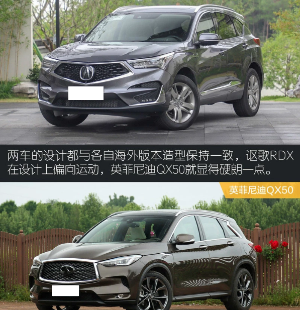 讴歌RDX和英菲尼迪QX50外观哪个更漂亮？