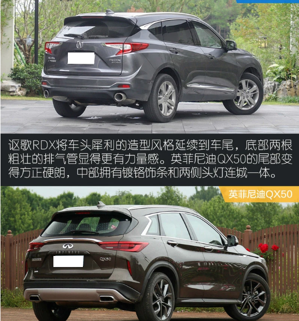 讴歌RDX和英菲尼迪QX50外观哪个更漂亮？