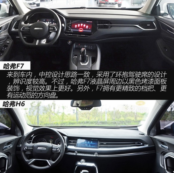 哈弗F7和哈弗H6内饰哪个更漂亮？