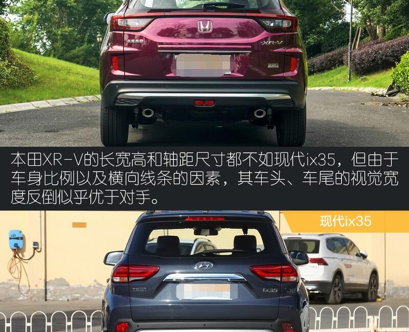 本田XR-V对比现代ix35 哪个外观更好看？