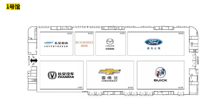 2019年成都车展展位图指南 观展不迷路