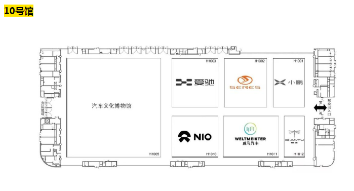 2019年成都车展展位图指南 观展不迷路