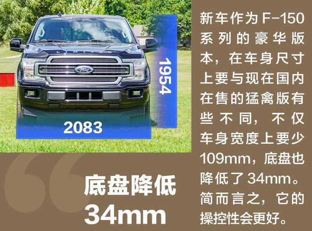 福特F-150LTD车身尺寸多少？福特F-150LTD长宽高多少？