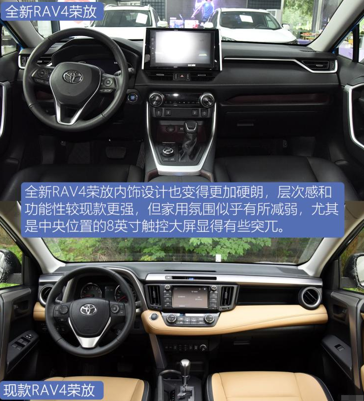 2020款RAV4荣放内饰图片实拍 20款RAV4荣放内饰好不好？