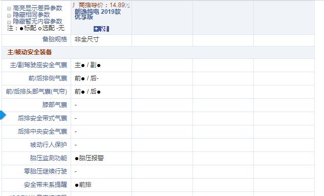 朗逸纯电标准配置介绍 有哪些实用配置？