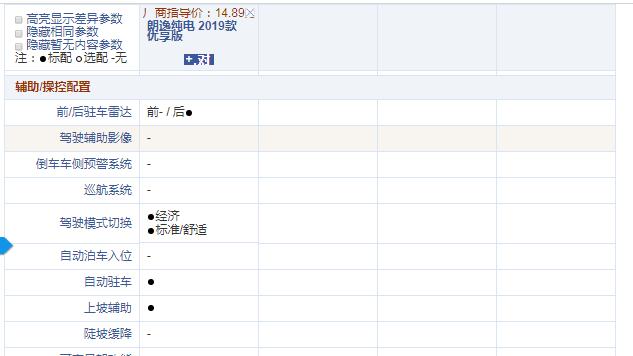 朗逸纯电标准配置介绍 有哪些实用配置？