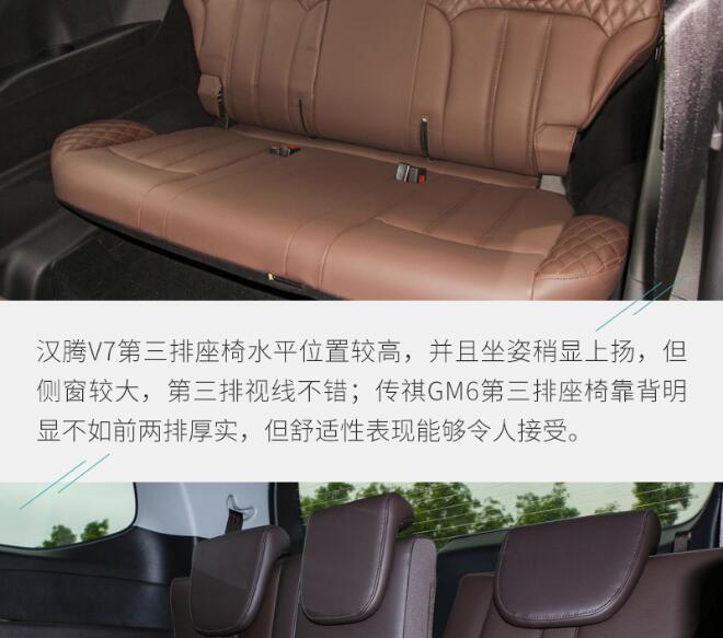 汉腾V7和传祺GM6座椅哪个更舒适？