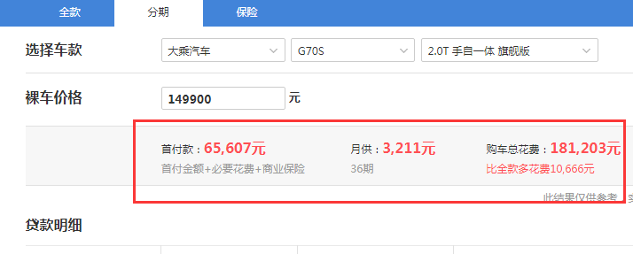 大乘G70s旗舰版落地价多少？大乘G70s顶配多少钱提车？