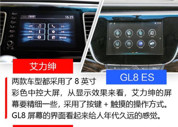 艾力绅混动对比别克GL8 哪个内饰更上心？