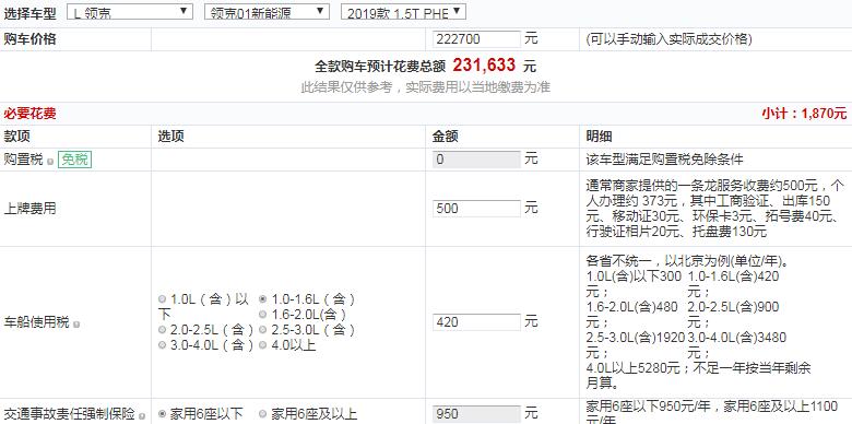 领克01新能源Lite全款价格多少？低配版推荐购买吗？