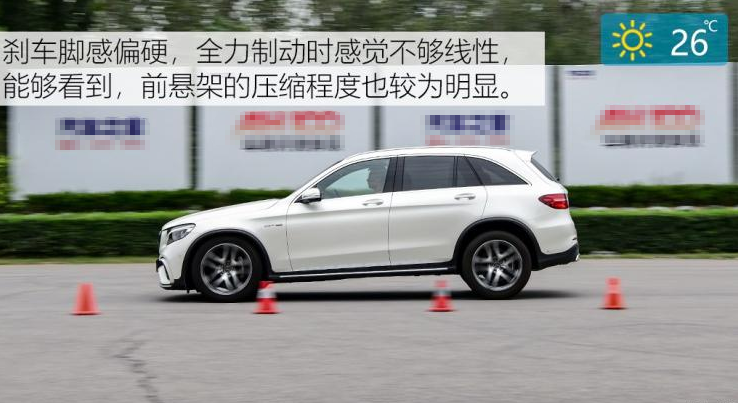 AMG GLC63刹车距离 GLC63刹车性能测试