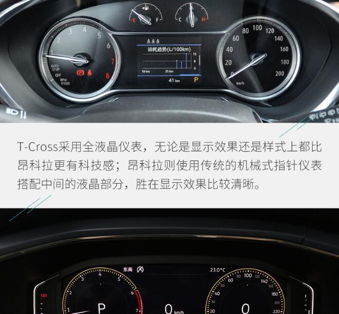 昂科拉对比T-Cross内饰哪个更加上心？