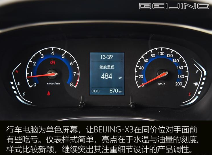 BEIJING-X3内饰图片实拍 北京X3内饰质量好不好?