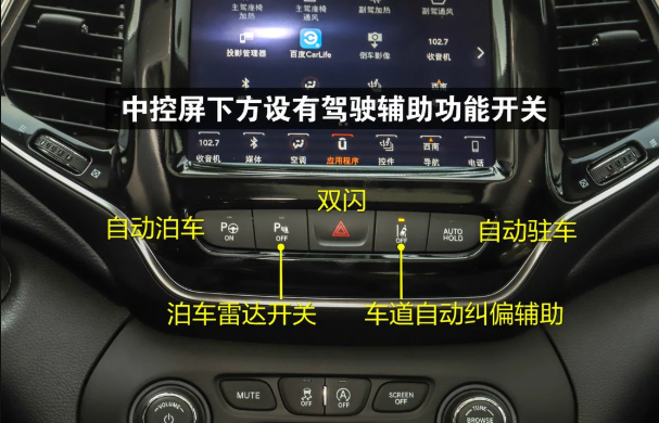 2019款自由光按键功能图解 19款自由光车内按键功能使用说明