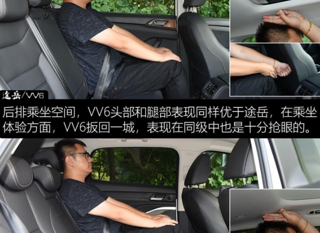 途岳和VV6空间哪个更宽敞？