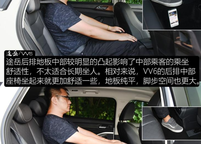 途岳和VV6空间哪个更宽敞？
