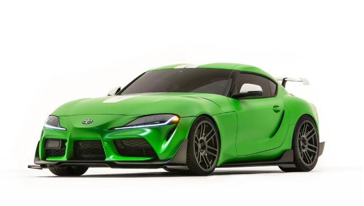 丰田Supra改装分享 丰田Supra绿色涂装好看吗？