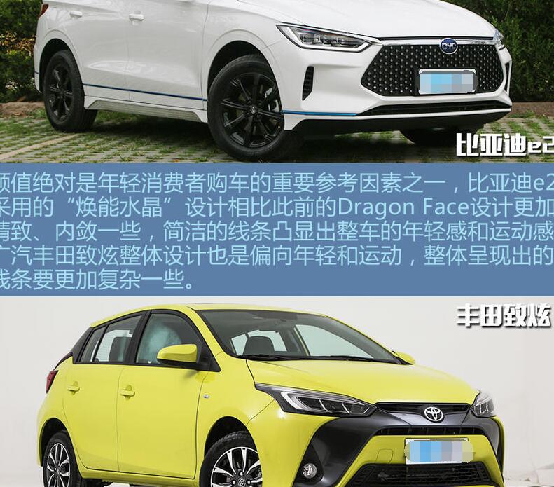 比亚迪e2和丰田致炫外观哪个更好看？