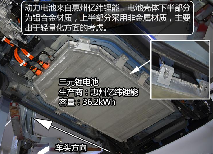 2020款哪吒N01底盘拆解 20哪吒N01电池解析