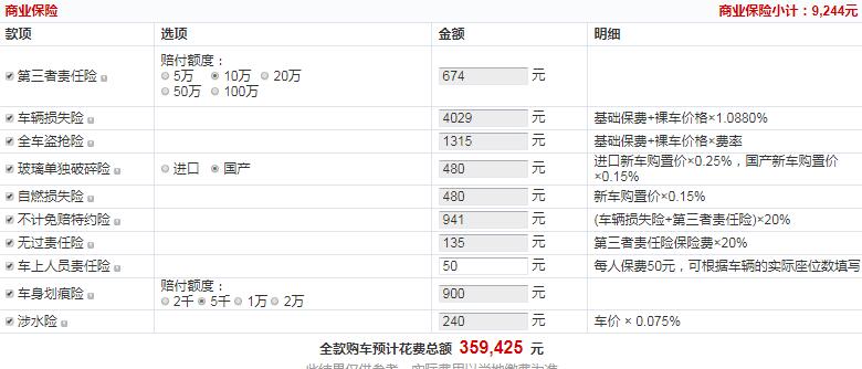 2020款锐界四驱尊锐型Plus全款多少钱提车？