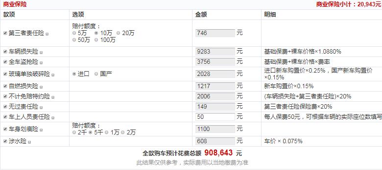 2020款雷克萨斯LS350卓越版全款多少钱？