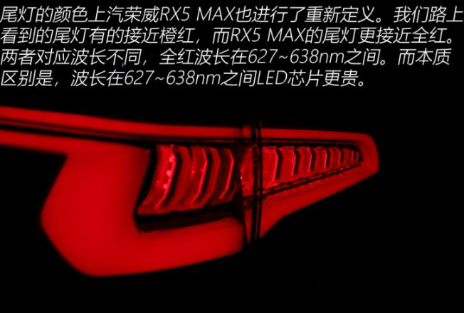 荣威RX5MAX尾灯解析 荣威RX5MAX尾灯点亮效果