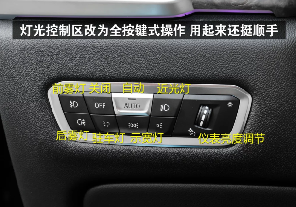 2019款宝马X5按键功能图解 19款宝马X5车内按键功能使用说明
