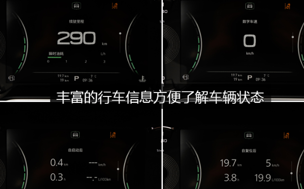 2019款名爵6仪表盘显示内容图解
