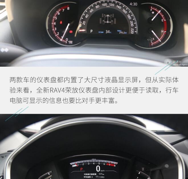 RAV4荣放对比本田CR-V内饰哪个更好？