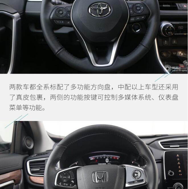 RAV4荣放对比本田CR-V内饰哪个更好？