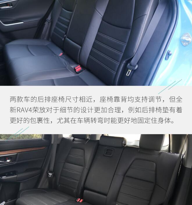 RAV4荣放对比本田CR-V座椅哪个更舒适？