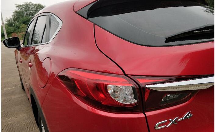 马自达CX-4提车作业 红色车身相当耀眼