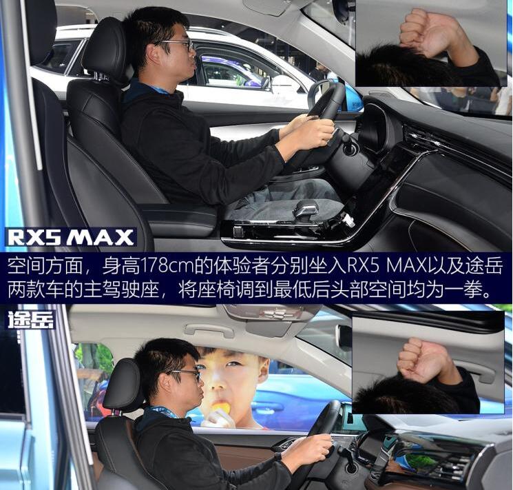 荣威RX5MAX和途岳空间哪个更加宽敞？