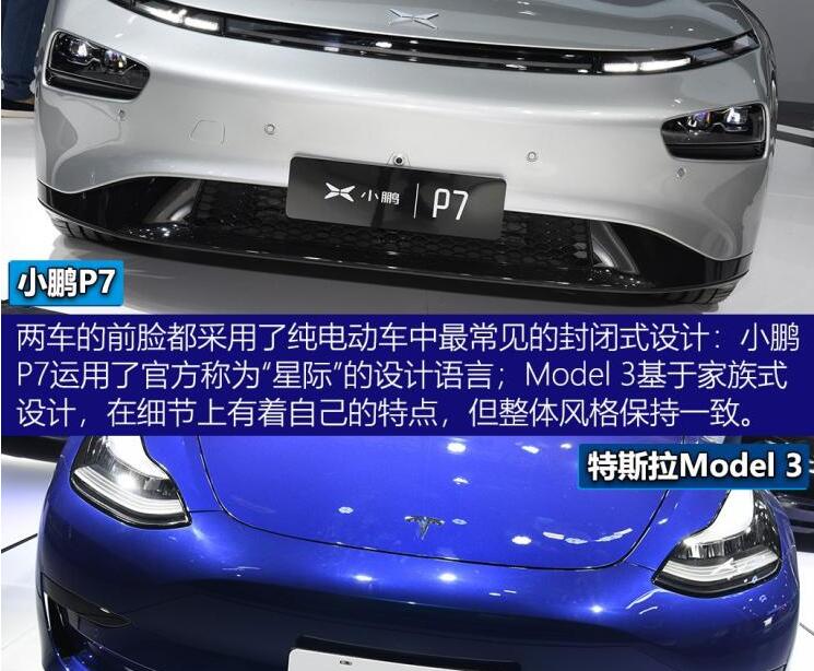 小鹏P7和国产Model3哪个外观更好看？