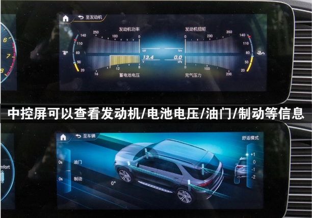 2020款奔驰GLE350中控屏功能介绍说明