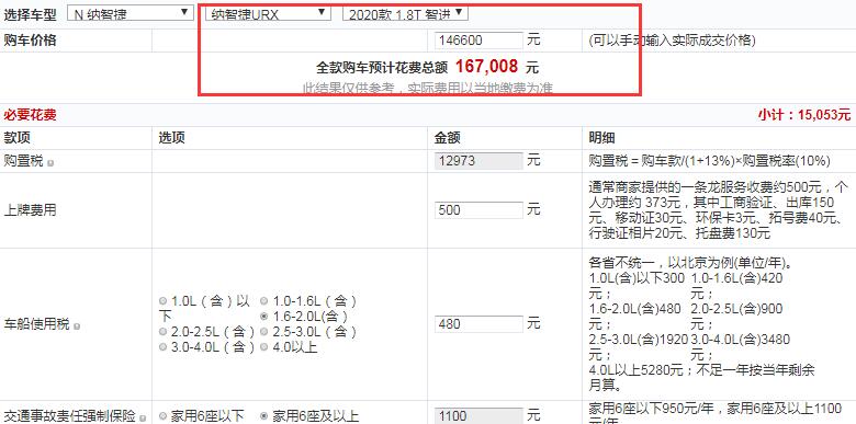 纳智捷URX智进版全款价格大概多少钱？