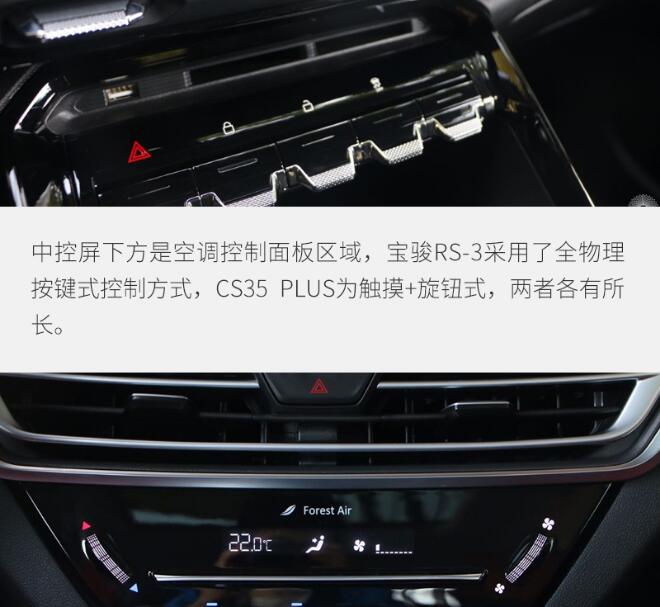 宝骏RS-3和长安CS35PLUS内饰哪个更加上心？