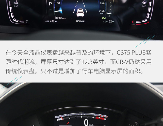 CS75PLUS和CR-V内饰哪个更用心？