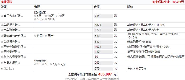 2020款发现运动版家庭版全款花费价格多少钱？