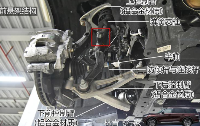 林肯飞行家底盘图片解析 飞行家底盘结构分析