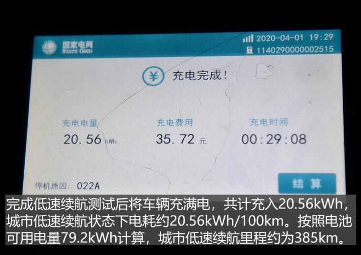 奔驰EQC电耗多少？奔驰EQC低速续航测试