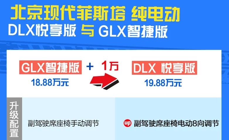 菲斯塔纯电动DLX悦享版与GLX智捷版配置对比
