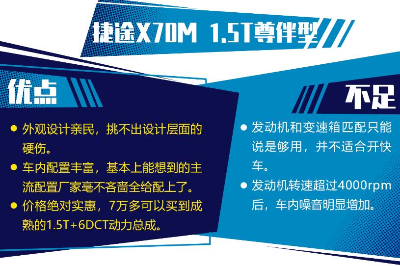 捷途X70m缺点和优点 捷途X70m怎么样质量怎么样