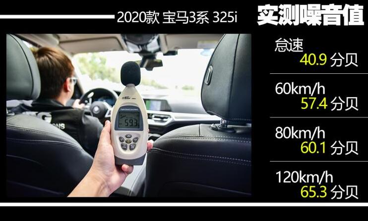 2020款宝马325i噪音测试，2020宝马325i隔音好吗?