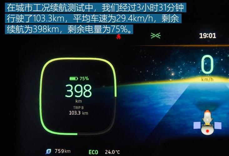威马EX5-Z城市低速工况续航测试