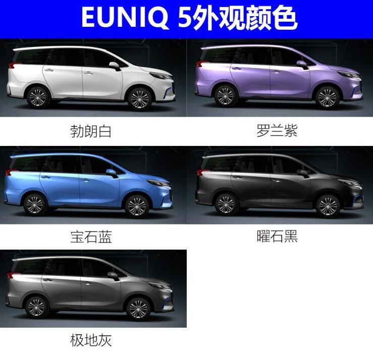 2020款上汽EUNIQ5颜色有几种？EUNIQ5什么颜色好